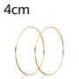 2pcs 30-100mm Small Big Circle Hoop Earrings for Women Men, Stainless Steel Ear Ring Fashion Jewelry Gift Nightclub DJ