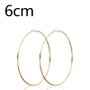 2pcs 30-100mm Small Big Circle Hoop Earrings for Women Men, Stainless Steel Ear Ring Fashion Jewelry Gift Nightclub DJ