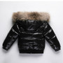1-8 Years 2025 Winter Children Girls Down Jackets Windproof Warm White Duck Down Shiny Baby Girls Down-filled Coat Kid Girl Tops