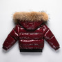 1-8 Years 2025 Winter Children Girls Down Jackets Windproof Warm White Duck Down Shiny Baby Girls Down-filled Coat Kid Girl Tops