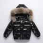 1-8 Years 2025 Winter Children Girls Down Jackets Windproof Warm White Duck Down Shiny Baby Girls Down-filled Coat Kid Girl Tops