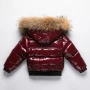 1-8 Years 2025 Winter Children Girls Down Jackets Windproof Warm White Duck Down Shiny Baby Girls Down-filled Coat Kid Girl Tops