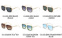 Large Square Sunglasses Men Steampunk Style Metal Pilot Sun Glasses Luxury Designer Brand Eyewear Fashion Shades Double Beam