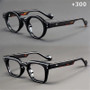A set of 2 vintage round and square reading glasses, suitable for both men and women, designed to assist with presbyopia