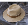 Designer New Natural Panama Soft Shaped Straw Hat Summer Women/Men Wide Brim Beach Sun Cap UV Protection Fedora Birthday Gift