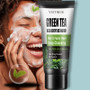YUITIKUE Men's Facial Wash 60g - Green Tea & Salicylic Acid, Deep Cleansing, Oil Control, Tea Tree & Charcoal, For Men