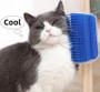 Massage Pet Cat Brush Corner Scrape Hair Removal Beauty Clean Corner Brush Removable Scratcher Comb for Kitten Cat