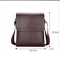 2024 Summer New Vintage Men Crossbody Bag Leather Shoulder Bag For Men Handbags Brown Black Business Messenger Bag Male Flap