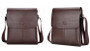 2024 Summer New Vintage Men Crossbody Bag Leather Shoulder Bag For Men Handbags Brown Black Business Messenger Bag Male Flap