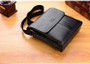 2024 Summer New Vintage Men Crossbody Bag Leather Shoulder Bag For Men Handbags Brown Black Business Messenger Bag Male Flap