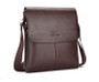 2024 Summer New Vintage Men Crossbody Bag Leather Shoulder Bag For Men Handbags Brown Black Business Messenger Bag Male Flap