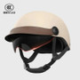 Vintage Ultra Light Electric Bicycle Helmet Sunscreen Breathable Motorcycle Half Helmet Fall Prevention Safety Helmets Riding