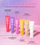 6-piece fruit flavored lip gloss set, moisturizing lip oil, glossy hydration, the best choice for women's holiday gifts
