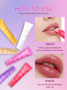 6-piece fruit flavored lip gloss set, moisturizing lip oil, glossy hydration, the best choice for women's holiday gifts