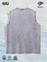 Rich Members Only Money Mouth Graphic Washed Vest US Warehouse 3 Colors Cotton Tank