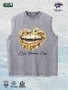 Rich Members Only Money Mouth Graphic Washed Vest US Warehouse 3 Colors Cotton Tank