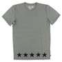 For Men's Star Tee Heather Grey/Black T-Shirt Vietnam Model MSS-S86623 100% Authentic