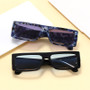 Superhot Eyewear 31937 INS Fashion 2021 Retro Vintage Solid Plastic Small Rectangle Sunglasses