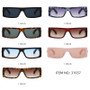 Superhot Eyewear 31937 INS Fashion 2021 Retro Vintage Solid Plastic Small Rectangle Sunglasses