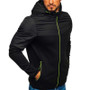 Men's Hoodies SpringAutumn Casual LongSleeve Zip Up Hoodie Men Sweatshirt Patchwork Hooded Sweatshirts Streetwear Hoody Cardigan
