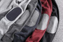 Spring New American Retro Sleeve Patch Solid Color Sweatshirt Men's Simple 100% Cotton Washed Pullover Loose Casual Sportwear