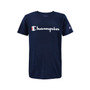 Champion Heritage Short Sleeve Cotton Logo Boys Active Shirts & Tees Color Heritage Navy 100% Authentic Model MSS-8158CBNAVY