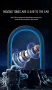Wireless Headphones Comfortable Ear Hook Touch Control Earbuds with Mic Wireless Bluetooth Headset Phone Earphones Game