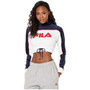 Fila Women's Active Cop Top LS Shirt Sporty Lightweight Spandex Printed Plus Size Blue/White/Red | 100% Authentic 