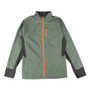 North Face Mens Soft Shell Jacket Wreath Green/Asphalt Grey Windproof Breathable Moisture-Wicking Outdoor Hiking Stand Regu
