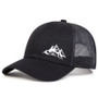 Unisex Mountain Range Embroidery Baseball Net Caps Spring and Summer Outdoor Adjustable Casual Hats Sunscreen Hat