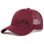 Unisex Mountain Range Embroidery Baseball Net Caps Spring and Summer Outdoor Adjustable Casual Hats Sunscreen Hat