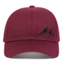 Unisex Mountain Range Embroidery Baseball Net Caps Spring and Summer Outdoor Adjustable Casual Hats Sunscreen Hat