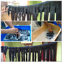 100% Virgin Indian Bulk Human Hair Pure Remy with Loose Deep and Natural Wave Styles Natural Color