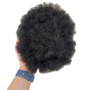Premium 100%  Human Hair Systems Toupees for Men-Afro Kinky Curly with PU Base Natural Hairline | Wholesale Available