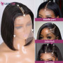 10 12 14 16 Inch Frontal Wig SDD Raw Vietnamese Bone Straight Human Hair 5x5 13x4 Transparent Lace Front Short Bob Wigs Factory