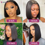 10 12 14 16 Inch Frontal Wig SDD Raw Vietnamese Bone Straight Human Hair 5x5 13x4 Transparent Lace Front Short Bob Wigs Factory