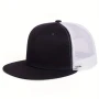 Unisex Solid Color Splicing Baseball Hats Spring Autumn Outdoor Adjustable Casual Hip-hop Trucker Caps Sunscreen Hat