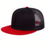 Unisex Solid Color Splicing Baseball Hats Spring Autumn Outdoor Adjustable Casual Hip-hop Trucker Caps Sunscreen Hat