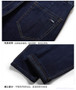 Plus size extra-large size jeans men's loose straight autumn high stretch casual dad trousers 9XL 10XL 170kg  56 54 52