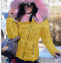 Liu Ming Oem Odm Winter Women Clothing Fashion Hood Faux Fur Collar Outwear Parkas Ladies Jacket Plus Size Coat
