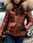 Liu Ming Oem Odm Winter Women Clothing Fashion Hood Faux Fur Collar Outwear Parkas Ladies Jacket Plus Size Coat