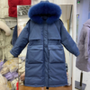 Winter Women Long Jacket Large Size Faux Fur Collar Hooded Parkas Cotton Down Coat Thickness Snow Warm Outwear