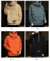 2026 Men's Thick Polar Fleece Sweatshirt Paired Couple Y2k Streetwear Autumn Winter Hood Sports Black Windproof Oversized Hoodie
