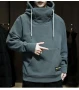2026 Men's Thick Polar Fleece Sweatshirt Paired Couple Y2k Streetwear Autumn Winter Hood Sports Black Windproof Oversized Hoodie