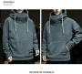 2026 Men's Thick Polar Fleece Sweatshirt Paired Couple Y2k Streetwear Autumn Winter Hood Sports Black Windproof Oversized Hoodie
