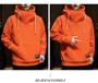 2026 Men's Thick Polar Fleece Sweatshirt Paired Couple Y2k Streetwear Autumn Winter Hood Sports Black Windproof Oversized Hoodie
