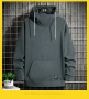 2026 Men's Thick Polar Fleece Sweatshirt Paired Couple Y2k Streetwear Autumn Winter Hood Sports Black Windproof Oversized Hoodie