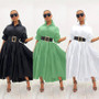 New Collection Plain Maternity Muslim With Long Sleeve Custom Made Black Lady Elegant Shirts Maxi Party Church Dresses for Women