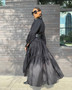 New Collection Plain Maternity Muslim With Long Sleeve Custom Made Black Lady Elegant Shirts Maxi Party Church Dresses for Women