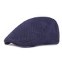 Breathable Mesh Hollow Berets Hat For Men Convenient Spring Summer Beret Quick-drying Newsboy Cap Retro Sun Hats Painter Caps